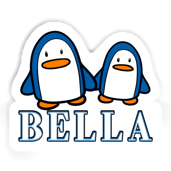 Penguin Sticker Bella Notebook Image