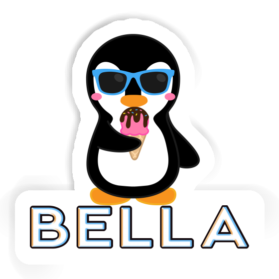 Sticker Ice Cream Penguin Bella Notebook Image