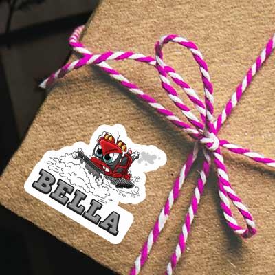 Sticker Snowcat Bella Notebook Image