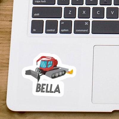 Sticker Snowcat Bella Laptop Image