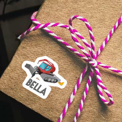 Sticker Snowcat Bella Notebook Image