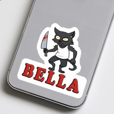 Psycho-Katze Aufkleber Bella Gift package Image