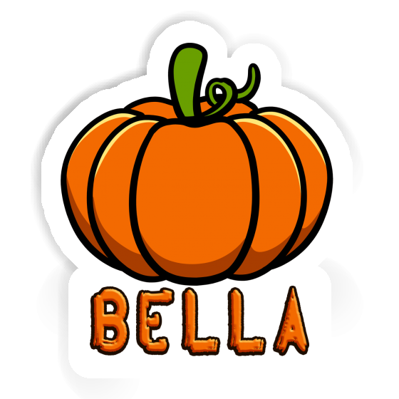 Bella Sticker Pumpkin Laptop Image