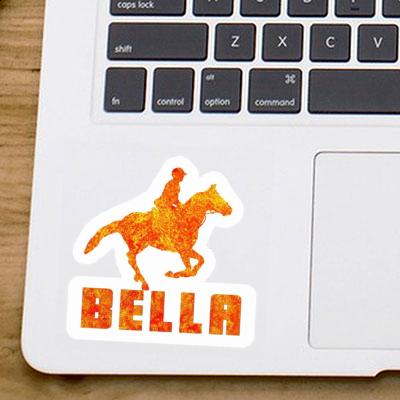 Horse Rider Sticker Bella Image