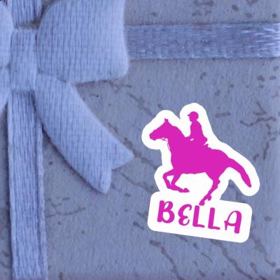 Sticker Horse Rider Bella Laptop Image