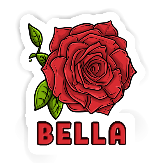 Bella Autocollant Fleur de rose Gift package Image