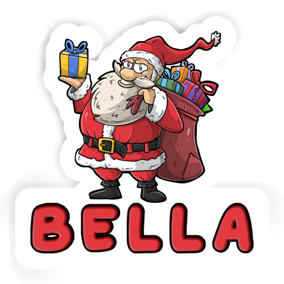 Sticker Bella Santa Claus Gift package Image