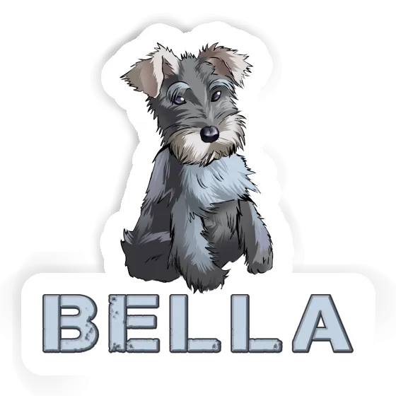 Sticker Schnauzer Bella Gift package Image