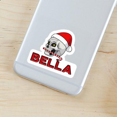 Christmas Skull Sticker Bella Image