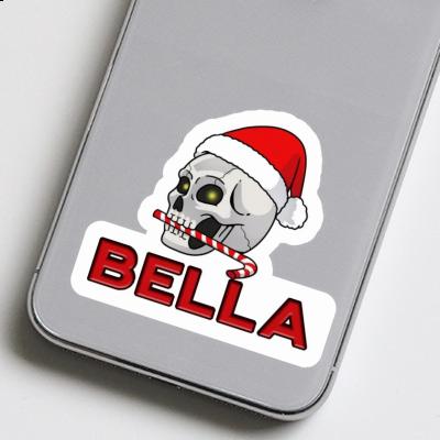 Christmas Skull Sticker Bella Notebook Image