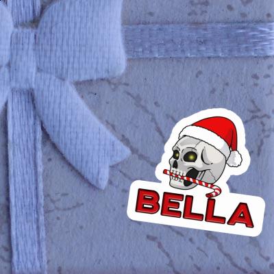 Christmas Skull Sticker Bella Gift package Image