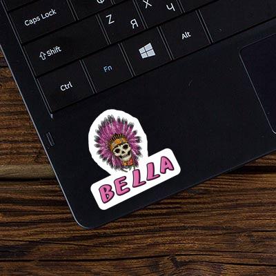 Bella Sticker Frauen Totenkopf Notebook Image