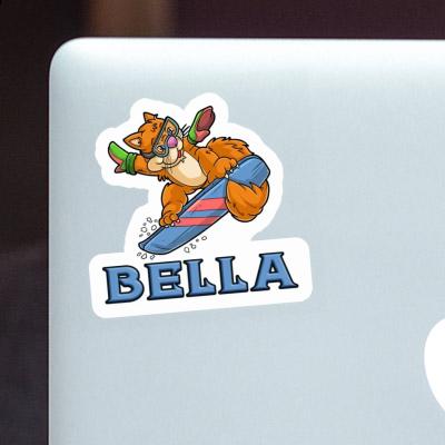 Snowboarder Sticker Bella Image