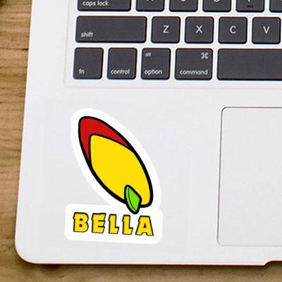 Bella Sticker Surfboard Laptop Image