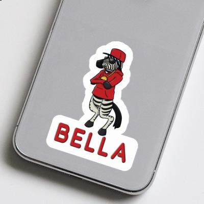 Zèbre Autocollant Bella Laptop Image