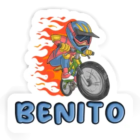 Benito Sticker Freeride Biker Image