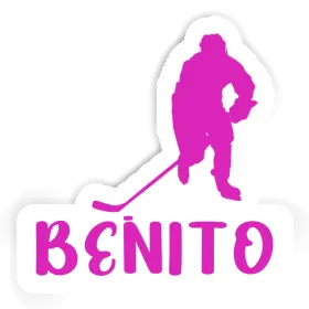 Benito Sticker Hockey Player Image