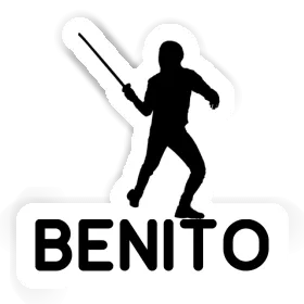 Autocollant Escrimeur Benito Image