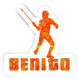 Autocollant Benito Escrimeur Image