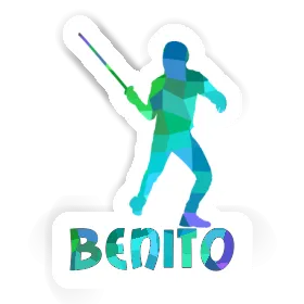 Autocollant Escrimeur Benito Image