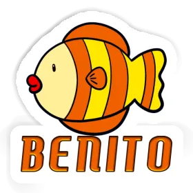 Autocollant Poisson Benito Image