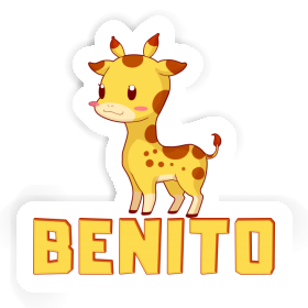 Girafe Autocollant Benito Image