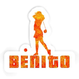 Sticker Golfer Benito Image