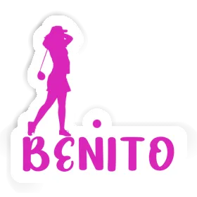 Sticker Golfer Benito Image