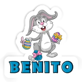 Sticker Benito Easter Bunny Image