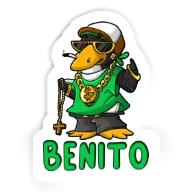 Hip Hop Penguin Sticker Benito Image