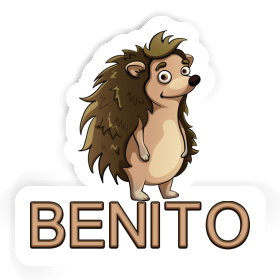 Autocollant Hérisson Benito Image