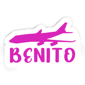 Autocollant Jumbo-Jet Benito Image