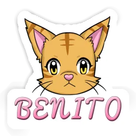 Autocollant Benito Chat Image