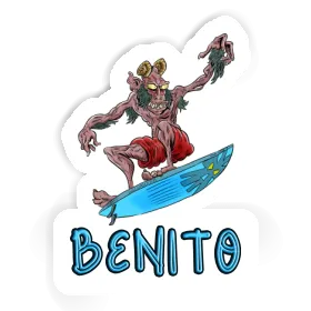 Autocollant Benito Surfeur Image
