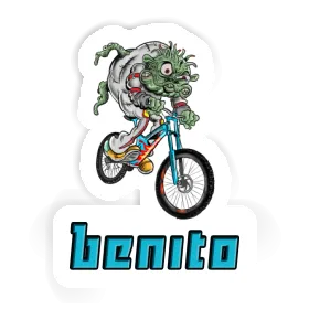 Benito Sticker Downhill-Biker Image