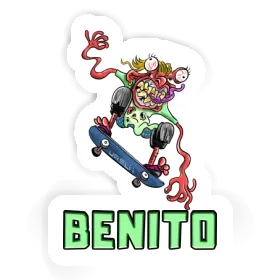Benito Autocollant Skateur Image