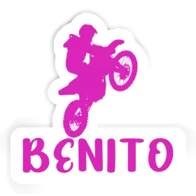 Benito Aufkleber Motocross-Fahrer Image