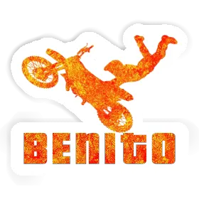 Benito Aufkleber Motocross-Fahrer Image