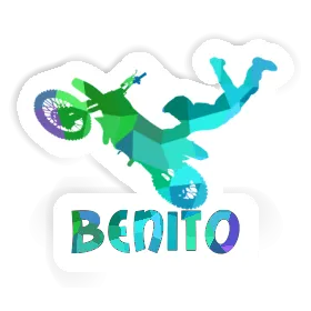 Sticker Benito Motocross-Fahrer Image