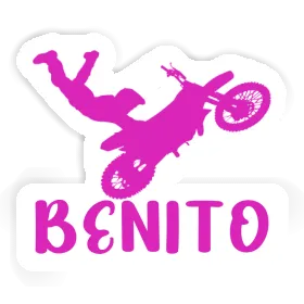 Motocross-Fahrer Aufkleber Benito Image
