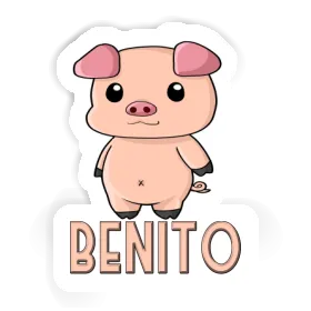 Autocollant Porcelet Benito Image