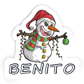 Autocollant Benito Bonhomme de neige Image