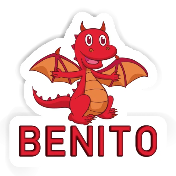 Autocollant Bébé dragon Benito Notebook Autocollant Bébé dragon Benito Notebook Image