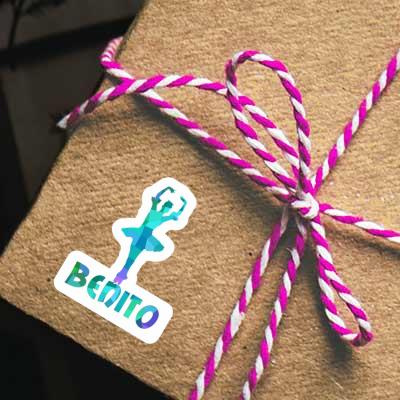 Ballerina Sticker Benito Laptop Ballerina Sticker Benito Laptop Image