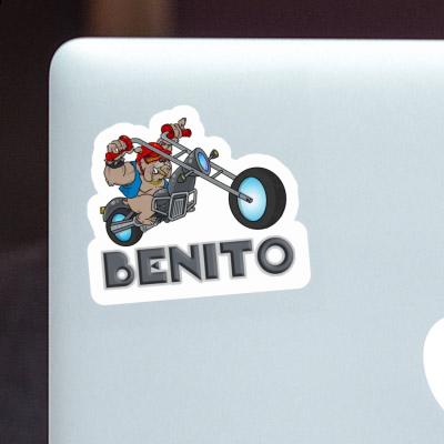 Motard Autocollant Benito Laptop Motard Autocollant Benito Laptop Image