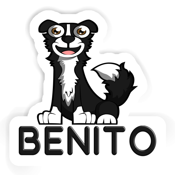 Sticker Benito Collie Gift package Image