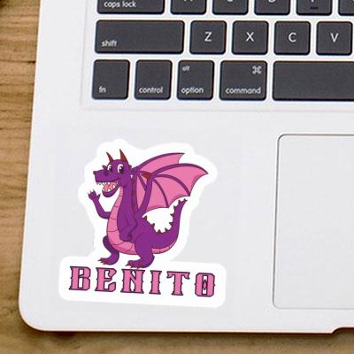 Sticker Mutterdrache Benito Sticker Mutterdrache Benito Image