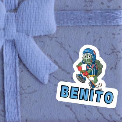 Sticker Hockey Player Benito Image