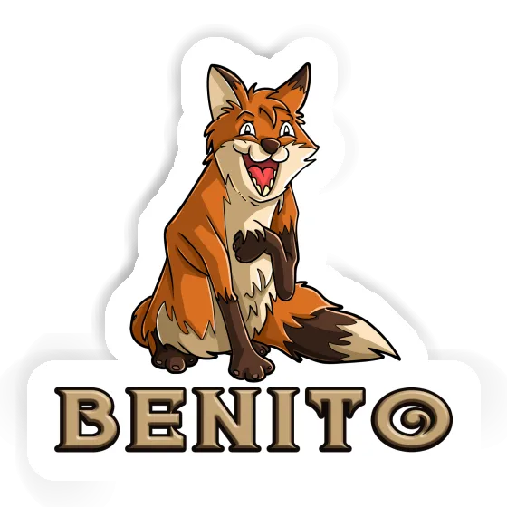 Autocollant Benito Renard Gift package Image