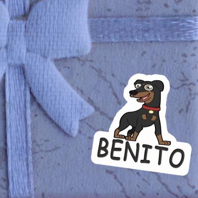 Sticker German Pinscher Benito Notebook Image